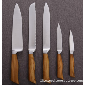 Olive Wood Handle Cutlery Set Of 6